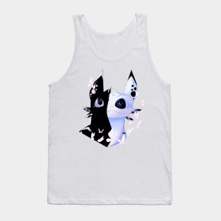 Toothless & Light fury, fanart How to train your dragon, dragon head Tank Top